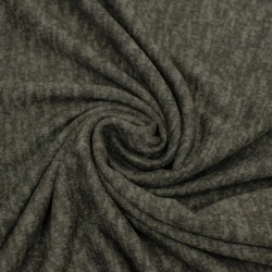 Strickfleece khaki melange