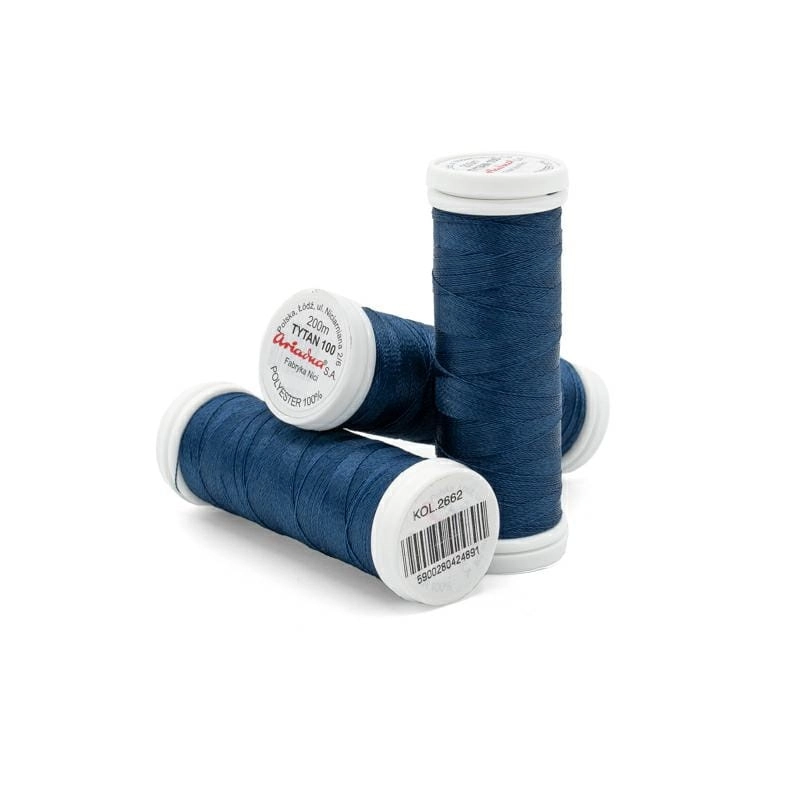 SNA00474 | Steppfaden Ariadna TITAN 100 Farbe 2662 navy 200m - 2