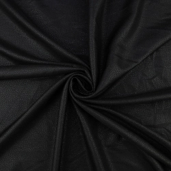 Viskózový kepr METALLIC black