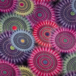 Viskose-Strickstoff Mandala