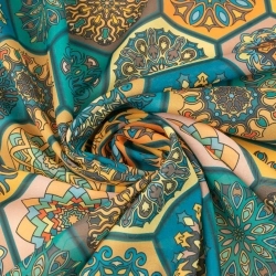 Chiffon Mandala-Fliesen...